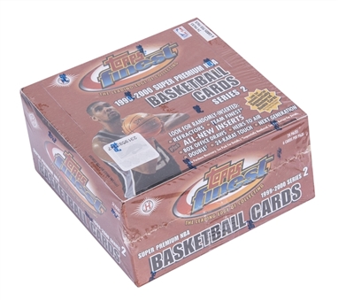 1999-00 Topps Finest Basketball Series 2 Sealed Hobby Box